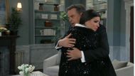 Ned hugs Brook Lynn after he found out she had his grandson when she was a teenager on General Hospital | Image: ABC